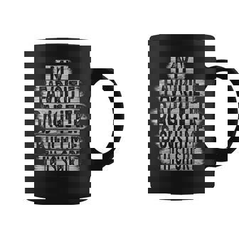 My Favorite Daughter Bought Me This Funny Mom Dad Coffee Mug - Thegiftio