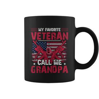 My Favorite Veteran Call Me Grandpa Graphic Design Printed Casual Daily Basic Coffee Mug - Thegiftio UK