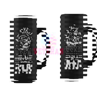 My Favorite Veteran Is My Mom Pride Relatives Veterans Cool Gift Graphic Design Printed Casual Daily Basic Coffee Mug - Thegiftio