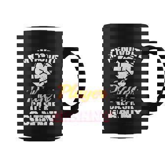 My Favorite Volleyball Player Calls Me Granny Gift Graphic Design Printed Casual Daily Basic Coffee Mug - Thegiftio UK