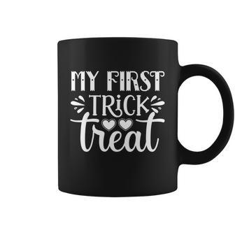 My Firts Trick Or Treat Halloween Quote V2 Coffee Mug - Monsterry CA