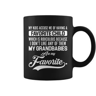 My Grandbabies Are My Favorite - Gift For Grandpa & Grandma Tshirt Coffee Mug - Monsterry DE
