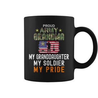 My Granddaughter Is A Soldier Hero-Proud Army Grandma Army Coffee Mug - Thegiftio UK