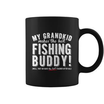 My Grandkid Makes The Best Fishing Buddy Funny Coffee Mug - Monsterry DE