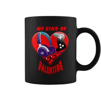 My Kind Of Valentine Gamer Coffee Mug - Monsterry