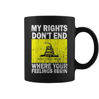 My Rights Dont End Where Your Feelings Begin Tshirt Coffee Mug - Monsterry DE