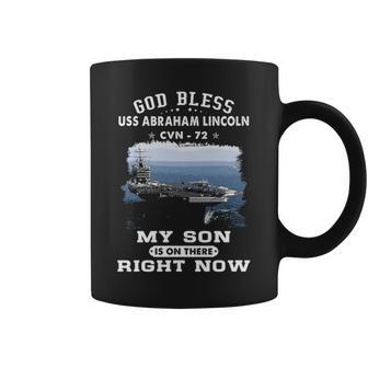 My Son Is On Uss Abraham Lincoln Cvn Coffee Mug - Monsterry