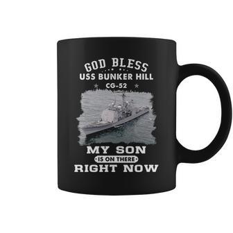 My Son Is On Uss Bunker Hill Cg Coffee Mug - Monsterry UK