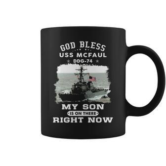 My Son Is On Uss Mcfaul Ddg Coffee Mug - Monsterry UK