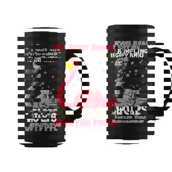 My Spirit Animal Is A Grumpy Flamingo Coffee Mug - Monsterry