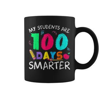 My Students Are 100 Days Smarter Happy Teacher School Coffee Mug - Thegiftio UK