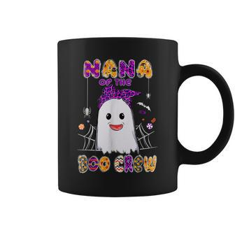 Nana Of The Boo Crew Funny Ghost Halloween Costume Spooky Coffee Mug - Thegiftio UK