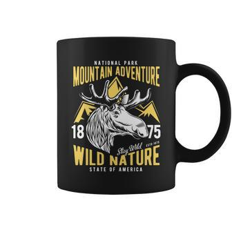National Park Mountain Adventure Graphic Design Printed Casual Daily Basic Coffee Mug - Thegiftio UK