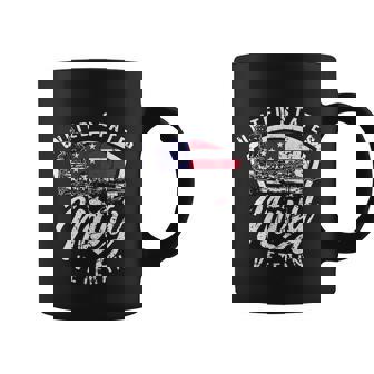Navy Proud Patriotic Veteran Retired Cute Gift Graphic Design Printed Casual Daily Basic Coffee Mug - Thegiftio