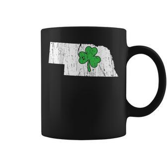 Nebraska State St Patricks Day Nebraska Green Shamrock Coffee Mug - Thegiftio