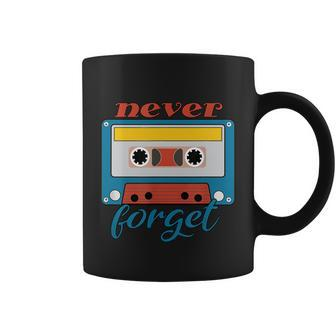 Never Forget Cassette | Retro Vintage 80S Tape Floppy Disk Graphic Design Printed Casual Daily Basic Coffee Mug - Thegiftio UK