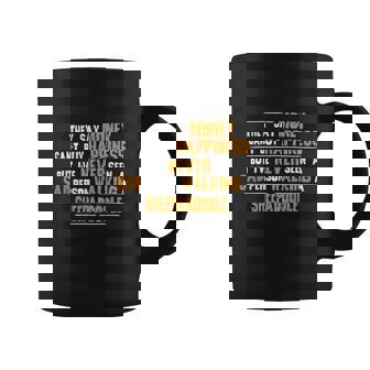 Never Seen Sad Person Walking Sheepadoodle Coffee Mug - Thegiftio