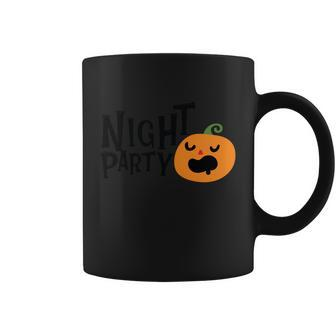 Night Party Pumpkin Halloween Quote V2 Coffee Mug - Monsterry CA