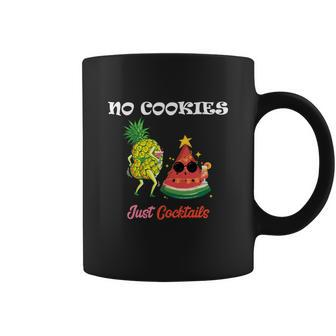 No Cookies Just Cocktails Christmas In July Summer Pool Xmas Graphic Design Printed Casual Daily Basic Coffee Mug - Thegiftio UK
