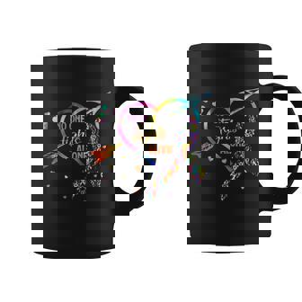 No One Fight Alone Arrow Heart Fight Cancer Ribbon Meaningful Gift Coffee Mug - Monsterry