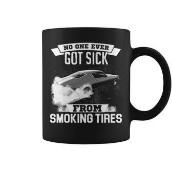 No One Got Sick - Smoking Tires Coffee Mug - Seseable