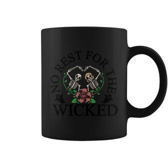 No Rest For The Wicked Halloween Quote Coffee Mug - Monsterry CA