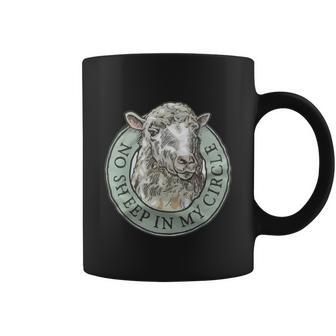 No Sheep In My Circle Coffee Mug - Monsterry