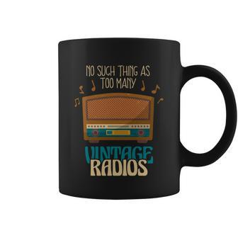 No Such Thing As Many Vintage Radios Radio Amateur Cute Gift Graphic Design Printed Casual Daily Basic Coffee Mug - Thegiftio UK