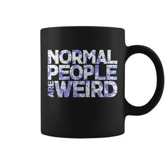 Normal People Are Weird Tshirt Coffee Mug - Monsterry DE
