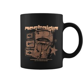 Nostalgia By Evantube Retrohead Brown Coffee Mug - Monsterry DE