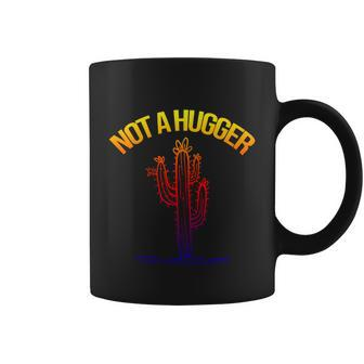 Not A Hugger Funny Vintage Cactus Sarcastic Funny Gift Graphic Design Printed Casual Daily Basic Coffee Mug - Thegiftio UK