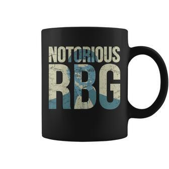 Notorious Rbg Blue Logo Tshirt Coffee Mug - Monsterry