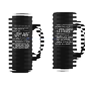 Now I Lay Me Down To Sleep Beside My Bed A Gun I Keep Tshirt Coffee Mug - Monsterry
