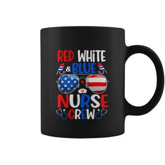 Nurse Crew Sunglasses For 4Th Of July Coffee Mug - Monsterry DE