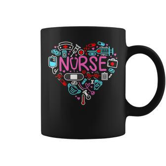 Nurse Love Nursing Student Rn Life Thank You Gifts For Women Coffee Mug - Thegiftio UK