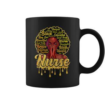 Nurse Women Girls Black History Pride Melanin Junenth Coffee Mug - Thegiftio UK