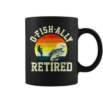 O-Fish-Ally Retired 2022 Funny Fishing Retirement Coffee Mug - Thegiftio UK