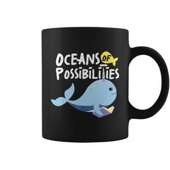 Oceans Of Possibilities Sea Animal Summer Reading Coffee Mug - Monsterry AU