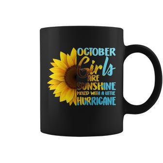 October Girls Sunflower Tshirt Coffee Mug - Monsterry