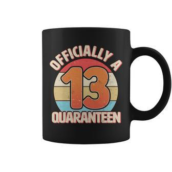 Officially A Quaranteen 13Th Birthday Coffee Mug - Monsterry