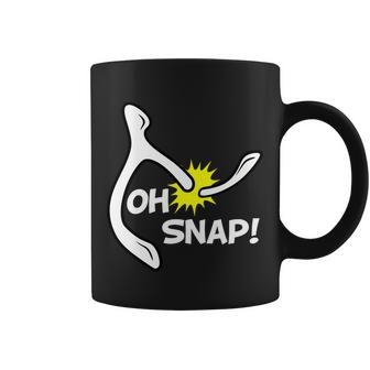Oh Snap Lucky Wishbone Thanksgiving T-Shirt Graphic Design Printed Casual Daily Basic Coffee Mug