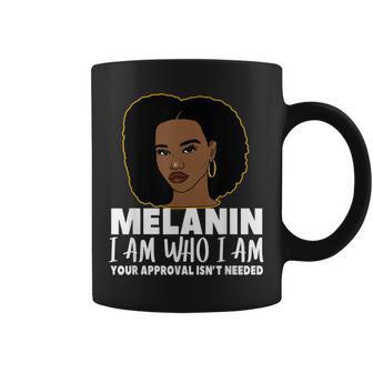 Oheneba Melanin Afro Queen Black Girl Magic Pride V2 Coffee Mug - Seseable