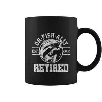 Ohfishally Retired 2022 Fishing Mens Coffee Mug - Monsterry DE