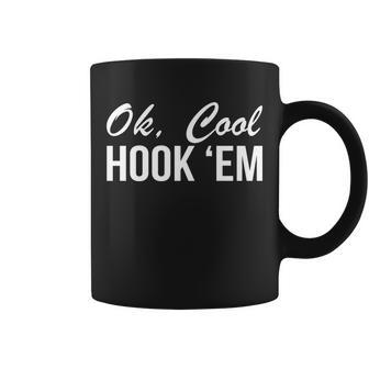 Ok Cool Hookem Texas Hook Em Coffee Mug - Monsterry CA