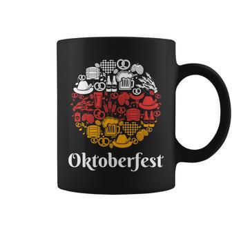 Oktoberfest Holiday Flag Mash Up Tshirt Coffee Mug - Monsterry DE