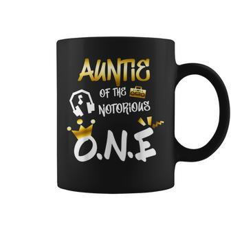 Old School Funny Hip Hop Auntie Of The Notorious One Coffee Mug - Thegiftio UK