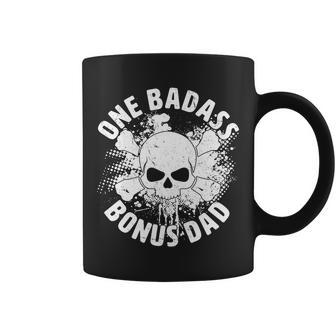 One Badass Bonus Dad Tshirt Coffee Mug - Monsterry