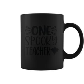 One Spooky Teacher Halloween Quote Coffee Mug - Monsterry UK