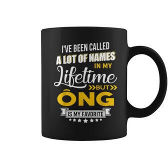 Ong Is My Favorite Name Vietnamese Grandpa Xmas Coffee Mug - Thegiftio UK