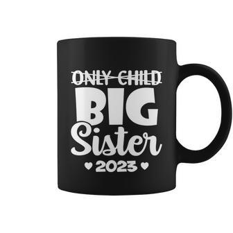Only Child Expires 2023 Promoted To Big Sister Announcement Coffee Mug - Monsterry CA